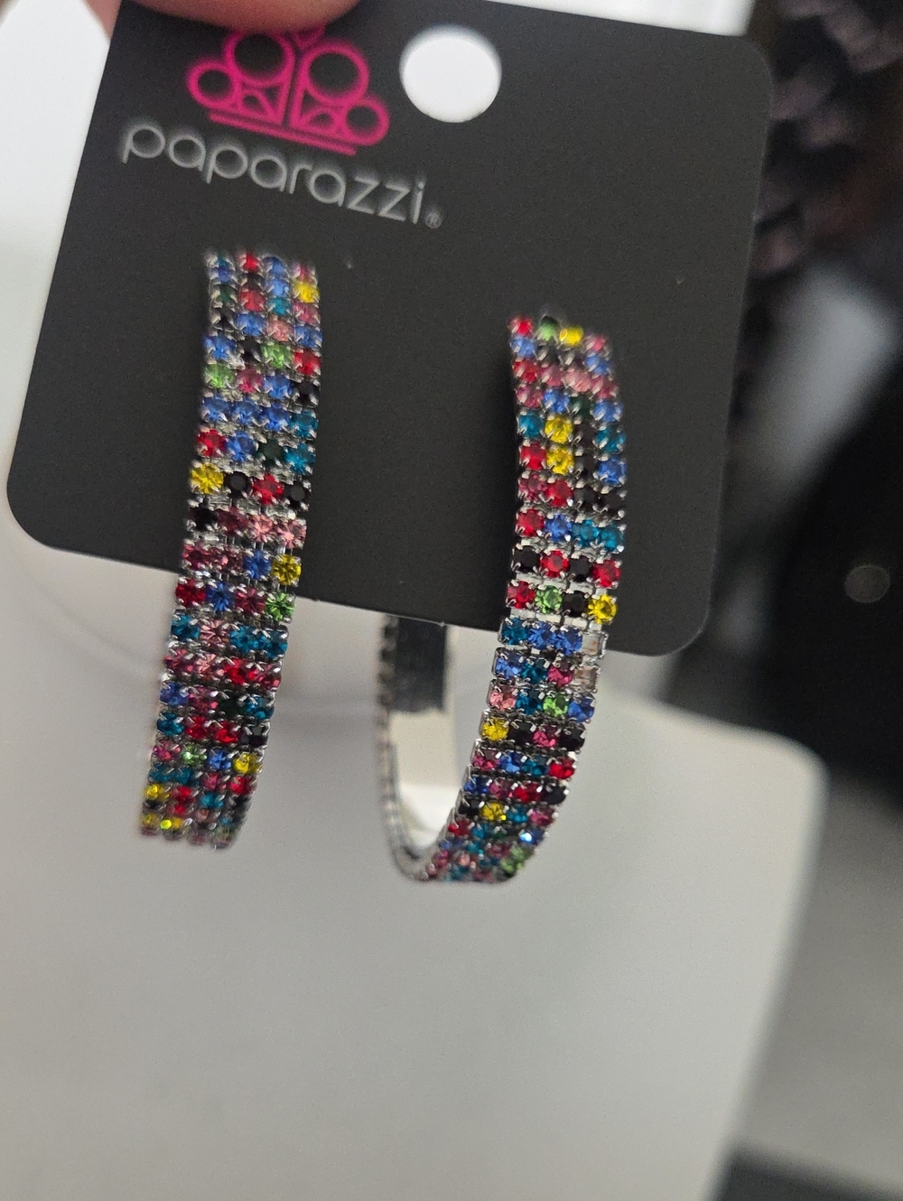Paparazzi Stacked Symmetry Multi Hoop Earrings NWT